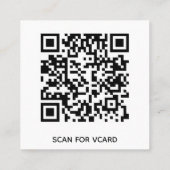 Handyman en thuisreparaties vierkante visitekaartje (Achterkant)