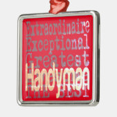 Handyman Extraordinaire Metalen Ornament (Links)
