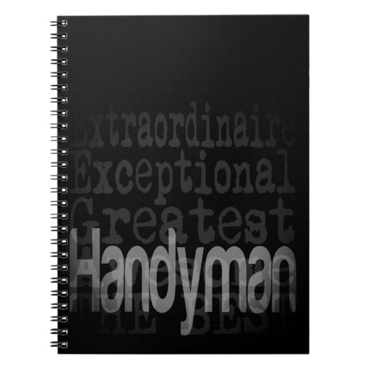 Handyman Extraordinaire Notitieboek (Voorkant)