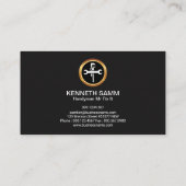 Handyman Fabulous Faux Gold presentatie Visitekaartje (Achterkant)