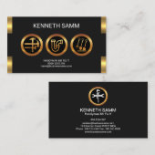 Handyman Fabulous Faux Gold presentatie Visitekaartje (Voorkant / Achterkant)