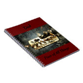 Handyman Fixer of All Dingen Drill Bits Notitieboek (Rechterzijde)