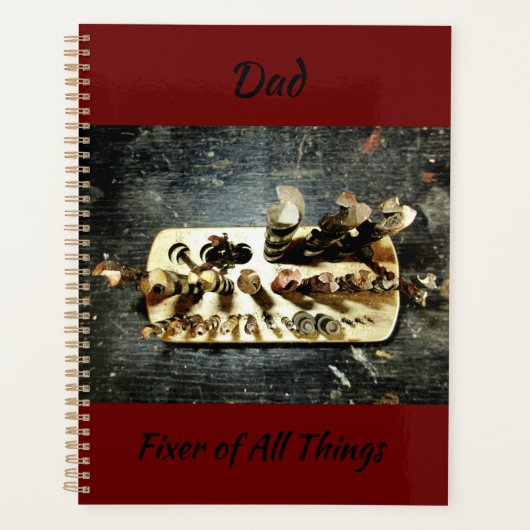 Handyman Fixer of All Dingen Drill Bits Planner (Voorkant)