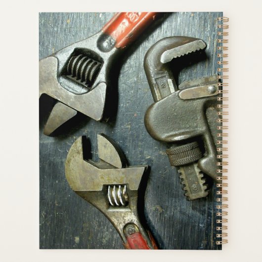 Handyman Fixer of All Dingen Drill Bits Planner (Achterkant)
