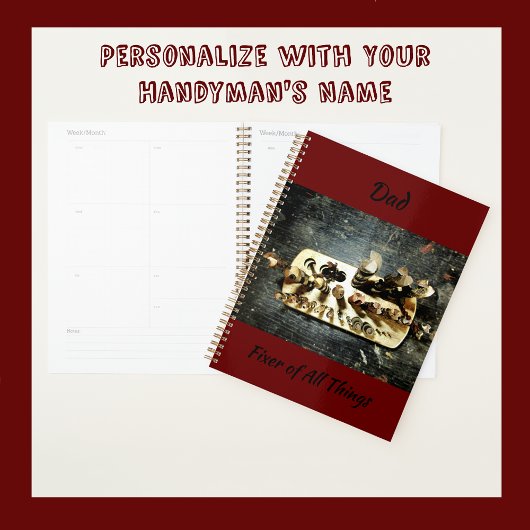 Handyman Fixer of All Dingen Drill Bits Planner