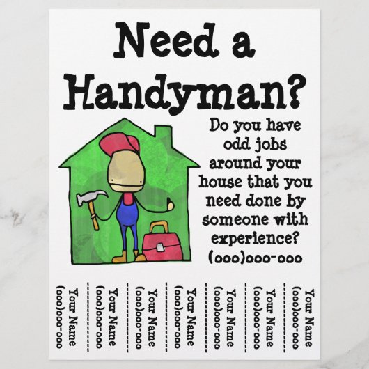 Handyman Flyer (Voorkant)
