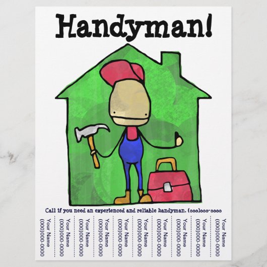 Handyman! Flyer (Voorkant)