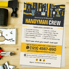 Handyman Flyer - Home Reparatie & Onderhoud