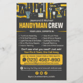 Handyman Flyer - Home Reparatie & Onderhoud (Voorkant)