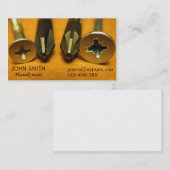 Handyman freelance huis reparaties visitekaartje (Voorkant / Achterkant)