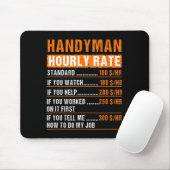 Handyman Funny Hourly Rate Meme - Daddy Grandpa Muismat (Met muis)
