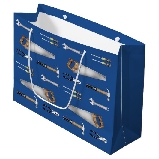 Handyman-gereedschap Groot Cadeauzakje (Voorkant Gekanteld)