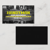 Handyman Hammer en nagels Visitekaartje (Voorkant / Achterkant)
