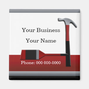 Handyman Hammer en Paintborstel Magnet