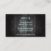 Handyman Hammer Visitekaartje (Achterkant)