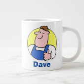 Handyman Handelaar met Naam Grote Koffiekop (Rechts)