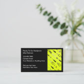 Handyman Handgereedschap Thema Visitekaartjes (Staand voorkant)