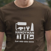 Handyman - Hardware Tools Monogram T-shirt