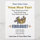 Handyman Home Improving Do It Yourself Fixologis Flyer (Voorkant)