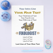 Handyman Home Improving Do It Yourself Fixologis Flyer (Enkel)