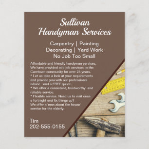 Handyman Home Maintenance Business Promotion Flyer
