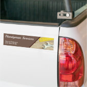 Handyman Home Maintenance Tools Business Bumpersticker (Op Truck)