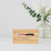 Handyman, Home Repair, Bouw, Blauwe Naam Visitekaartje (Staand voorkant)