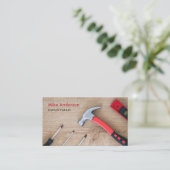 Handyman, Home Repair, Bouw, QR-code Visitekaartje (Staand voorkant)