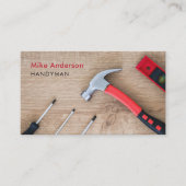Handyman, Home Repair, Bouw, QR-code Visitekaartje (Voorkant)