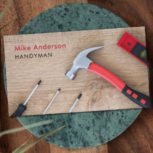 Handyman, Home Repair, Bouw, QR-code Visitekaartje