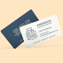 Handyman Home Repair Business Indigo Blue Custom