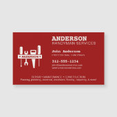 Handyman Home Repair Magnetisch Visitekaartje (Voorkant)