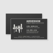 Handyman Home Repair Magnetisch Visitekaartje (Voorkant / Achterkant)