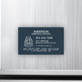 Handyman Home Repair Magnetisch Visitekaartje