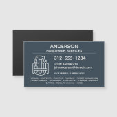 Handyman Home Repair Magnetisch Visitekaartje (Voorkant / Achterkant)