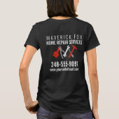 Handyman Home Repair & Maintenance Services T-Shir T-shirt (Achterkant)