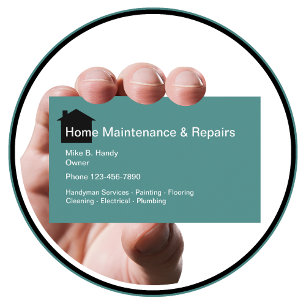 Handyman Home Repair Services Visitekaartje