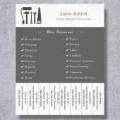 Handyman & Home Reparatie Scheur van Strips Flyer