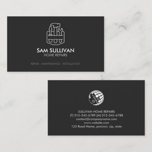 Handyman Home Repareers Visitekaartje (Voorkant / Achterkant)