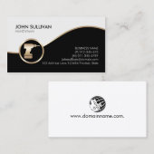 Handyman Home Repareert Power Driepictogram Busine Visitekaartje (Voorkant / Achterkant)