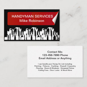 Handyman Home Services Visitekaartje