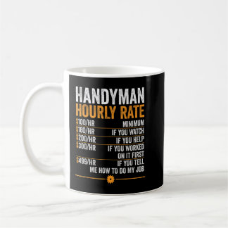 Handyman Hourly Rate Funny Handyman Koffiemok