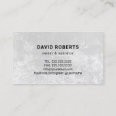 Handyman House Repair Service Black Hammer Visitekaartje (Achterkant)