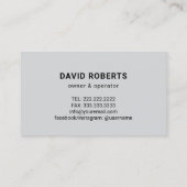 Handyman House Repair Service  Hammer Visitekaartje (Achterkant)