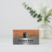 Handyman House Repair Service Professional Worker Visitekaartje (Staand voorkant)