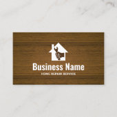 Handyman House Repair Timmerwerk Bouw Hout Visitekaartje (Voorkant)