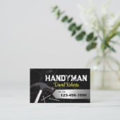 Handyman House Reparatie & Onderhoud Service Marme Visitekaartje (Staand voorkant)
