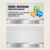 Handyman | Houtmetaal | House Services Visitekaartje (Voorkant /achterkant)