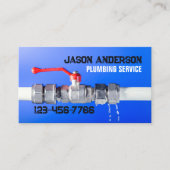 Handyman kraan pijp pluming service loodgieter visitekaartje (Voorkant)
