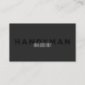Handyman [Letterdrukstijl] Visitekaartje (Voorkant)